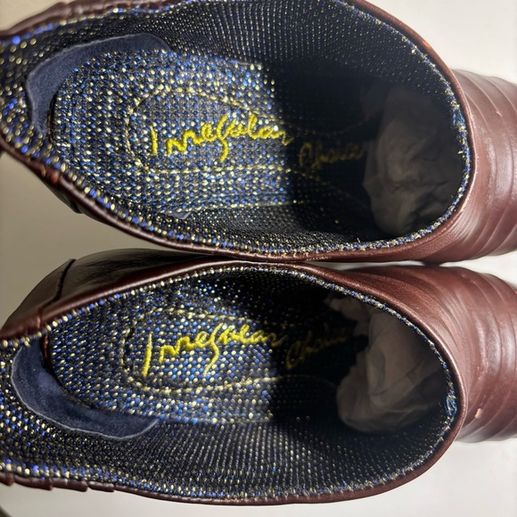 Irregular Choice women’s size 5.5 Brown Leather Platform Heels - Picture 6 of 8